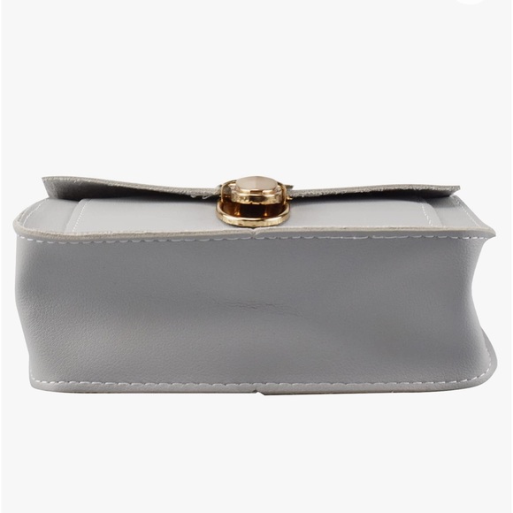 🤍 Gray Mini Crossbody Shoulder Bag NEW - Picture 3 of 4
